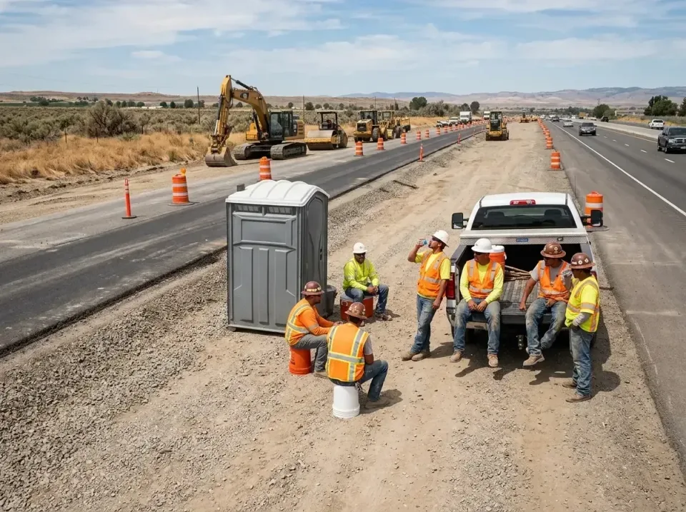 highway-road-construction-crew-007 — frequently asked questions, Porta Potty and Restroom Rentals in Gumlog, GA